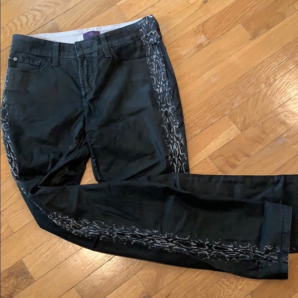 Not your daughter striped coated jean size 2 - Picture 2 of 8